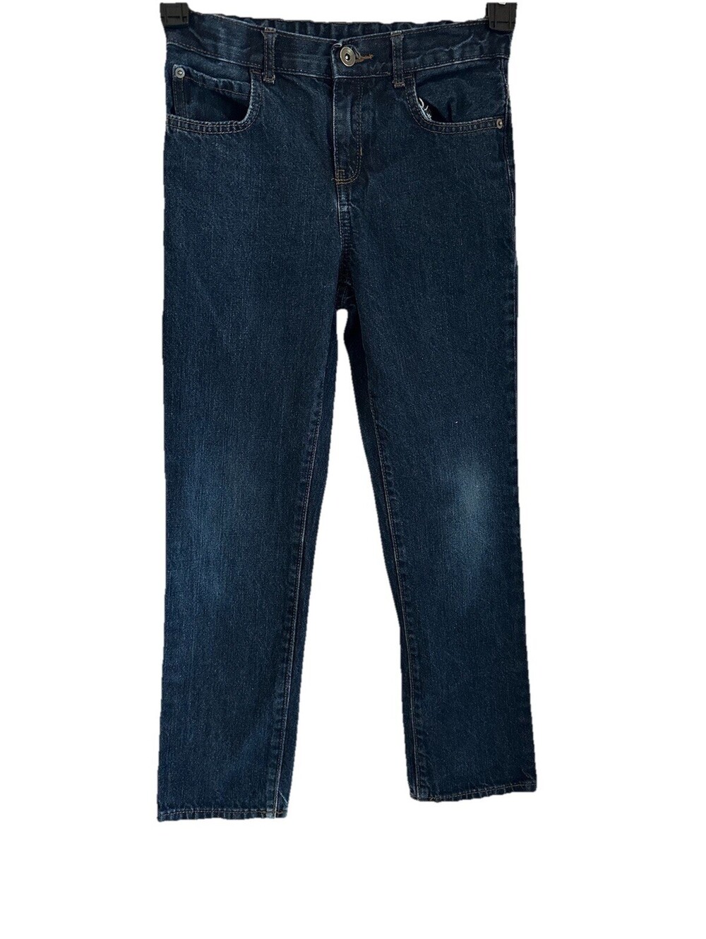 Childrens Place Straight Fit Jeans Boys Size 10 Medium/Dark Wash Minimal Wear